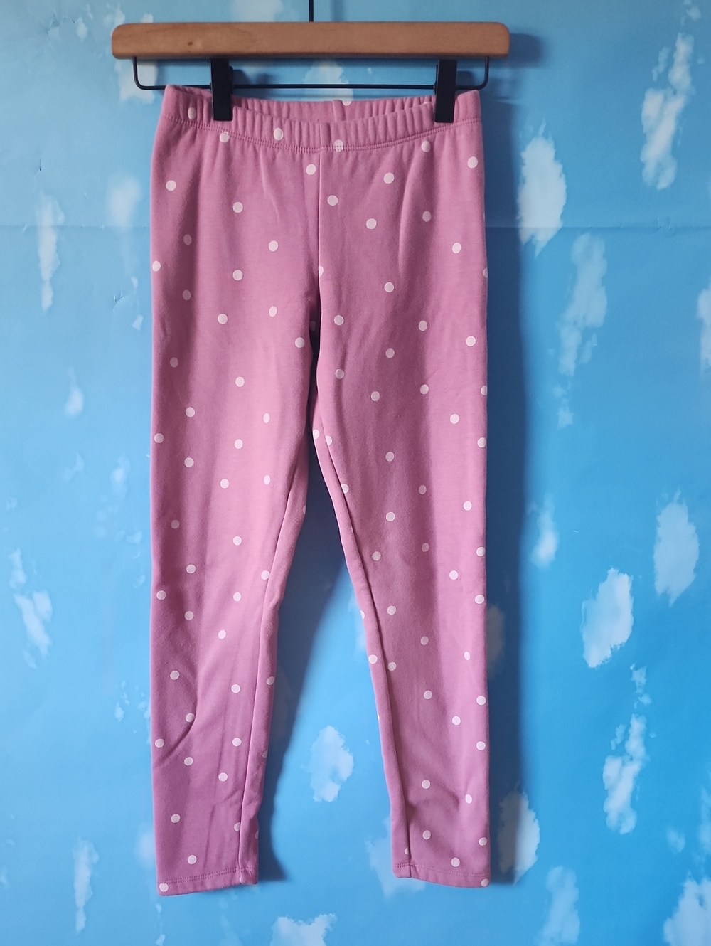 Cat & Jack Pink Polka Dot Leggings